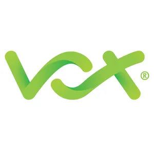 Green 'Vox' logo temporary tattoos