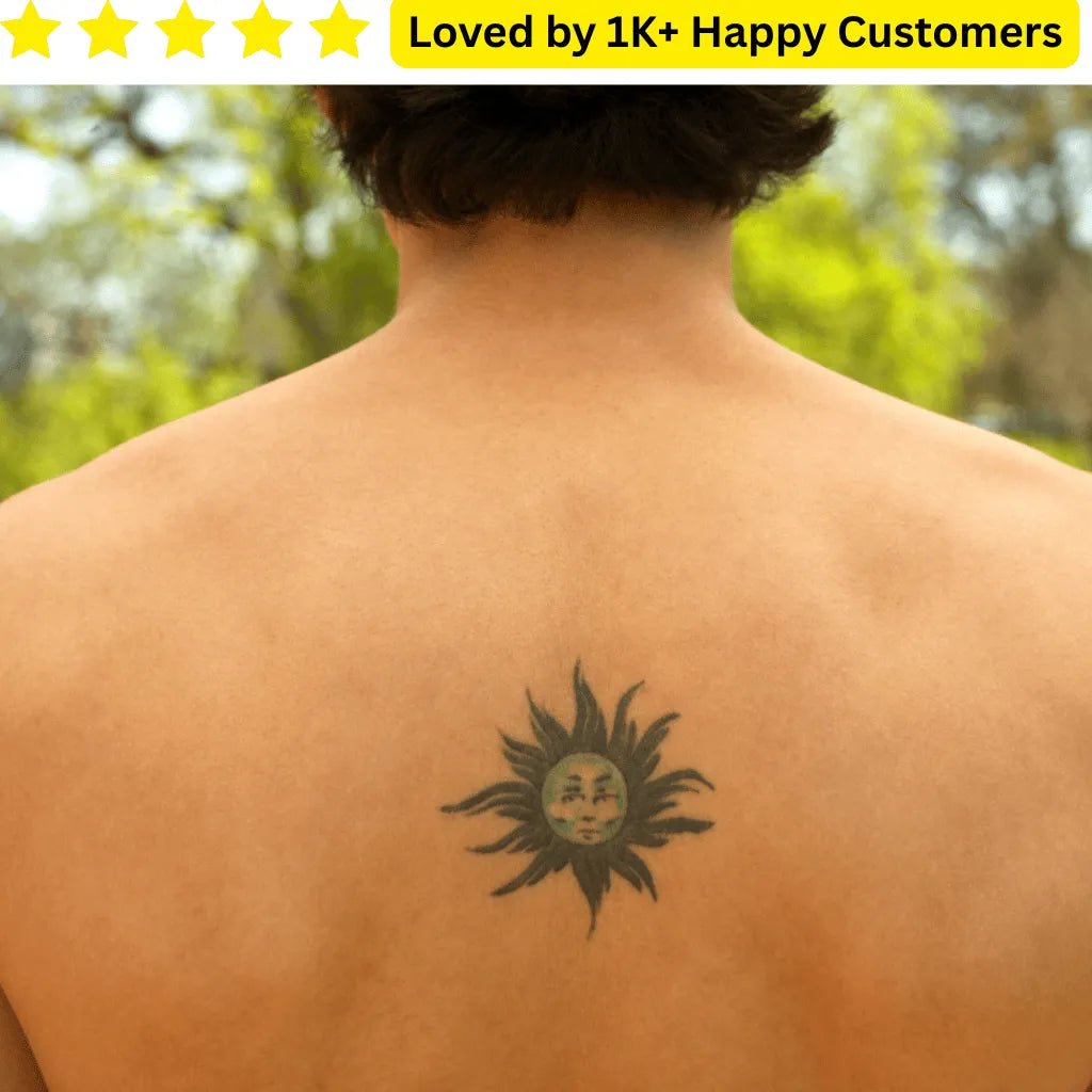 Tattoos with Sun | Custom Temporary Designs - TeMaRo™ 🇿🇦