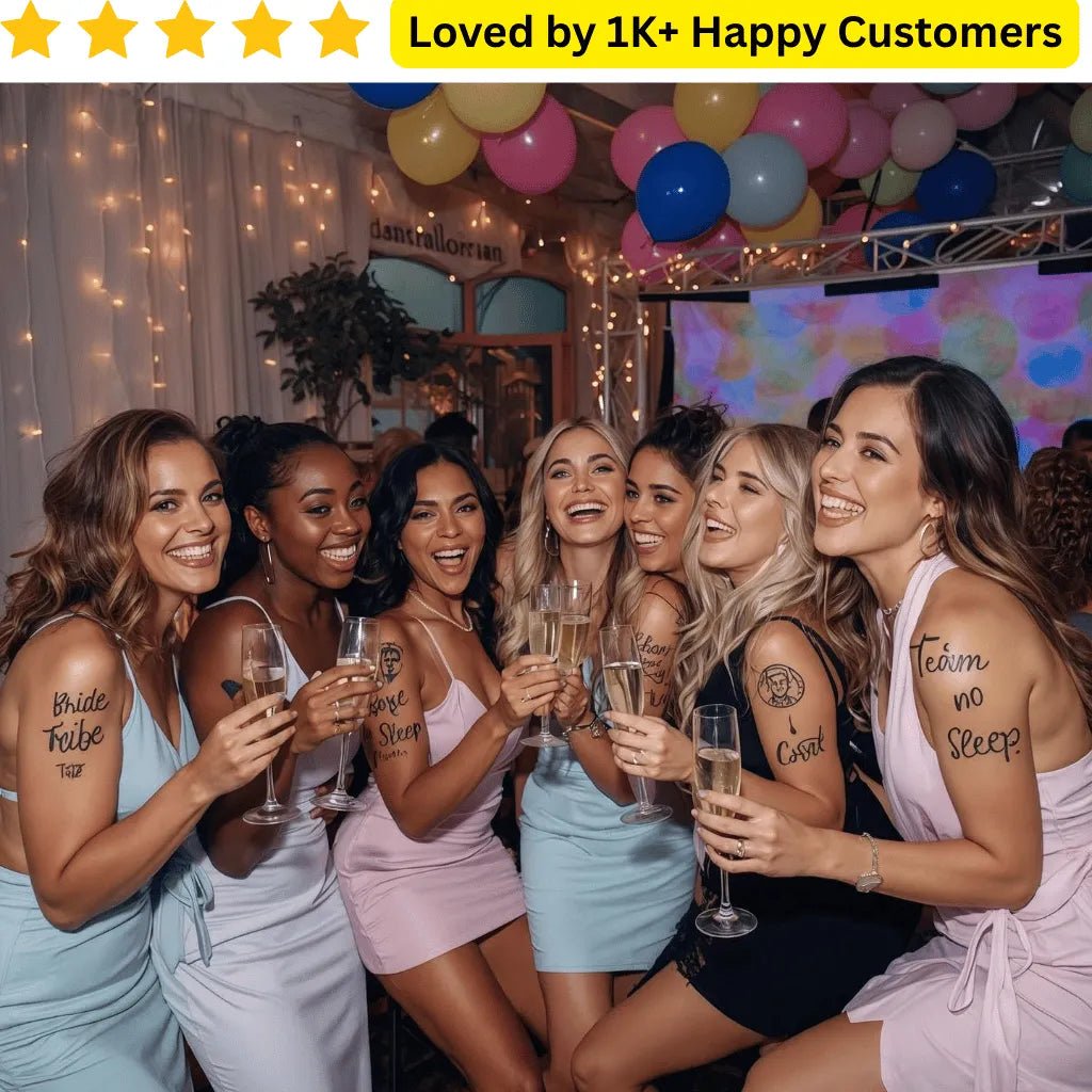 Bachelorette Tattoos – Custom, Skin-Safe & Party-Ready 💃 - TeMaRo™ 🇿🇦