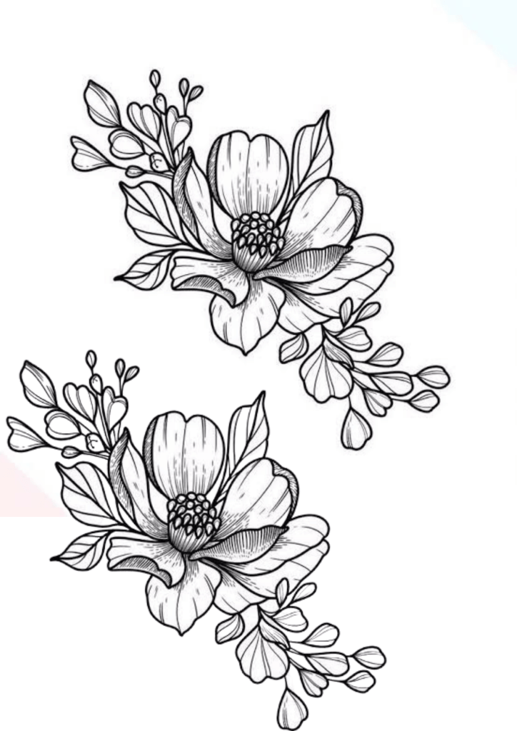 Temporary Tattoo for Women - Flowers - TeMaRo™