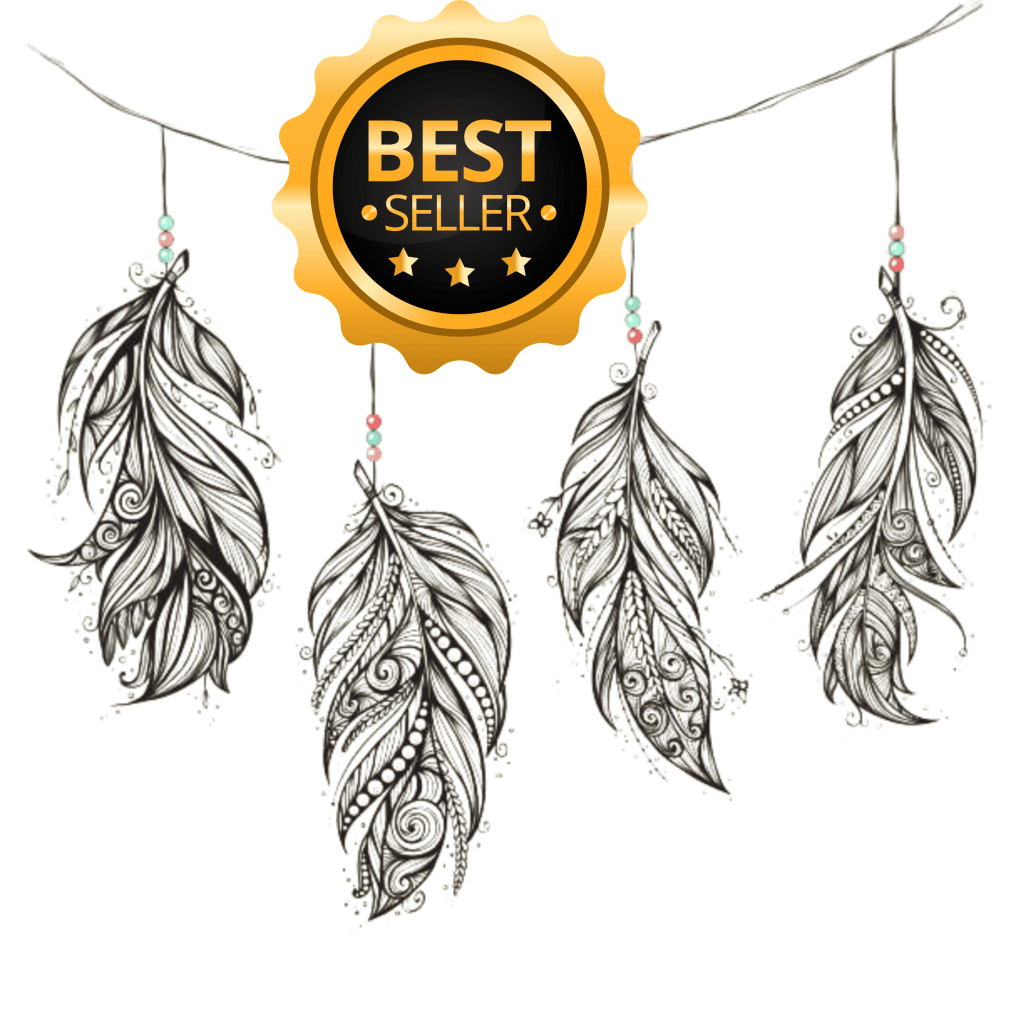 Temporary Tattoo Shop Near Me - Feathers - TeMaRo™