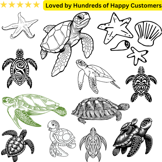 Small Tattoos Idea - Turtles Sheet