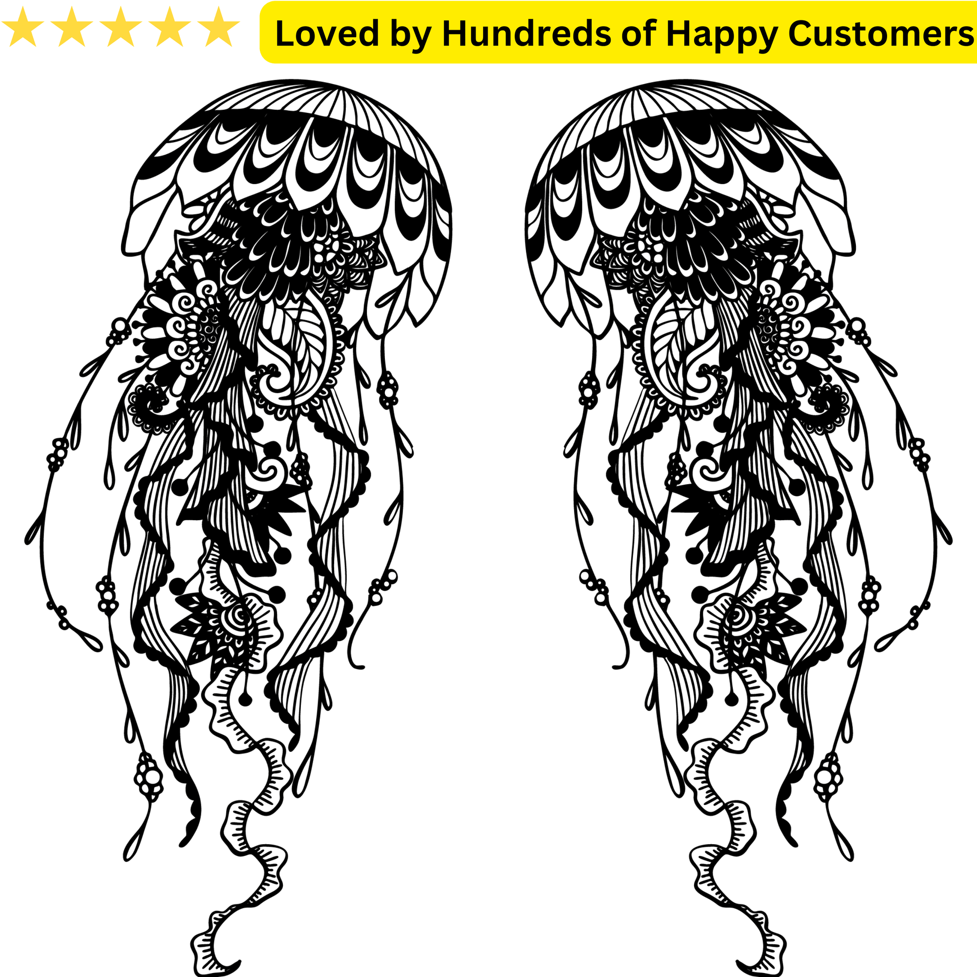 Effortless Jellyfish Sleeve Tattoo