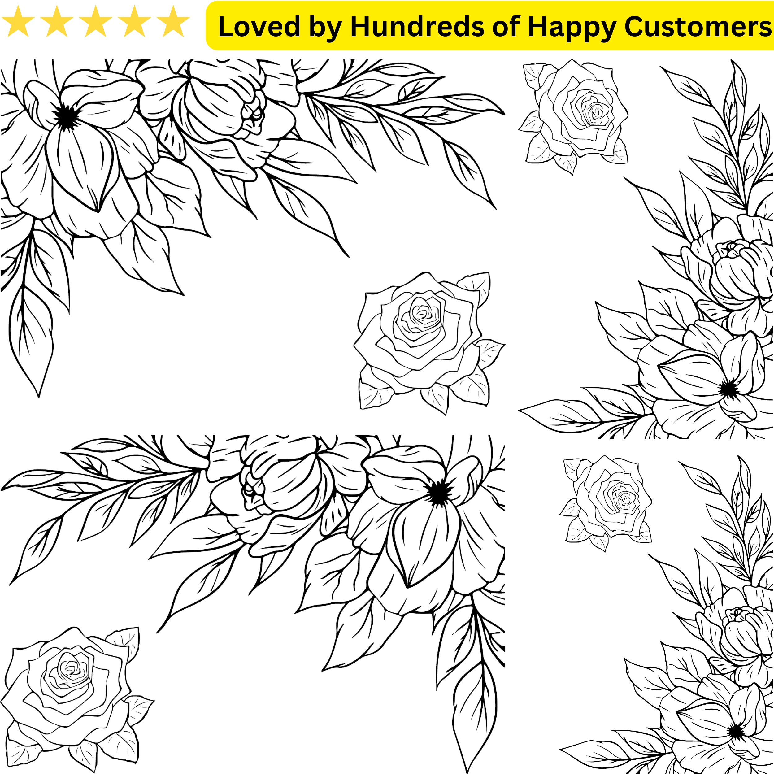 Rose Thigh Tattoo for Women