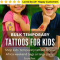 Temporary Tattoos for Kids Near Me - TeMaRo™ 🇿🇦