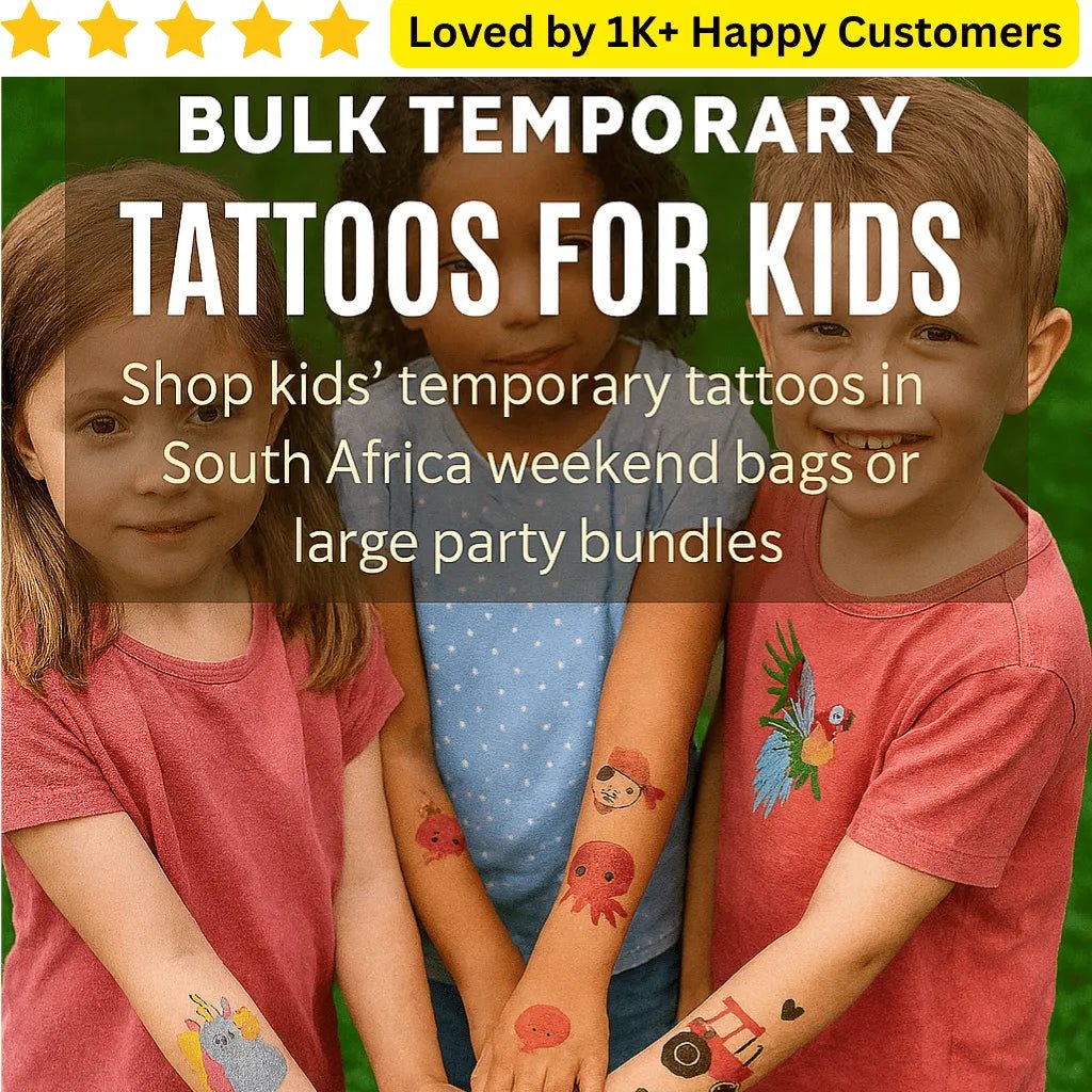Custom Temporary Tattoo Sheets | Personalized & Safe - TeMaRo™ 🇿🇦
