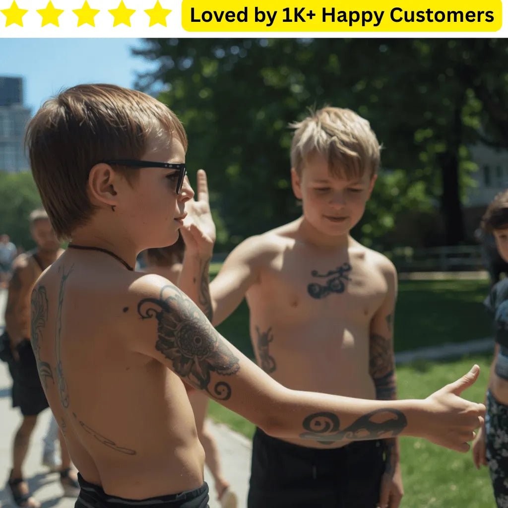 Kids Tattoos – Safe, Fun & Easy to Apply - TeMaRo™