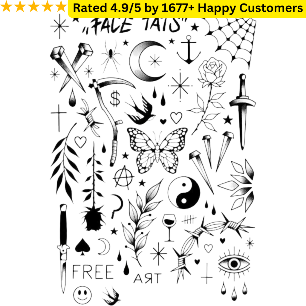 Temporary Tattoos on Face - TeMaRo™