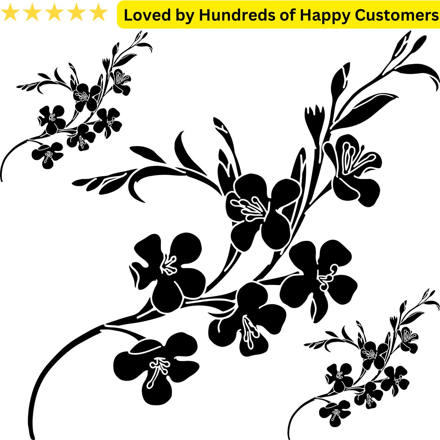Fake Tattoo Flowers
