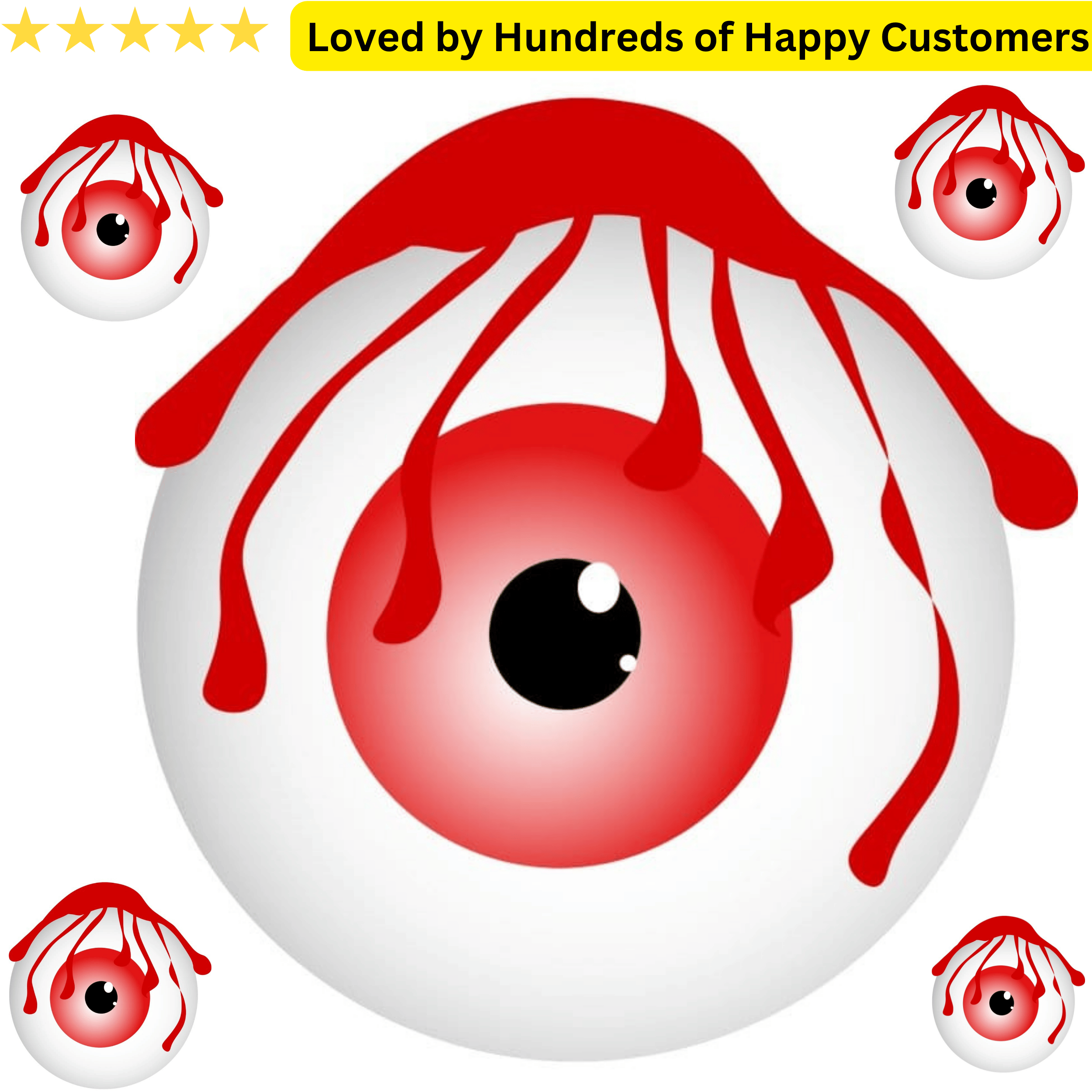 Bleeding Eye Tattoo Sticker