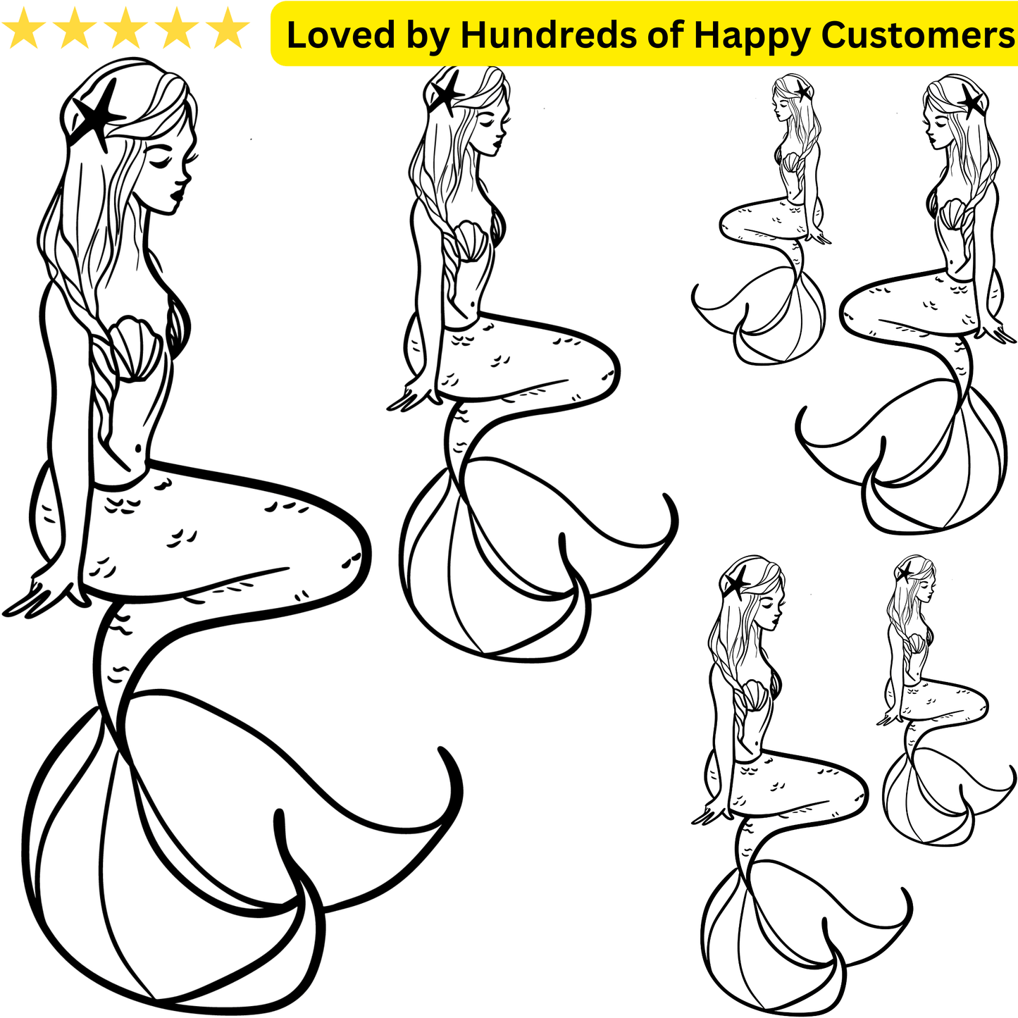 Tattoo Sticker Mermaid