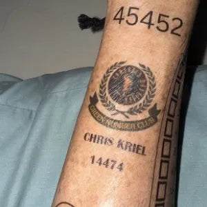 2025 comrades marathon temporary tattoos happy customer Karen van zyl 