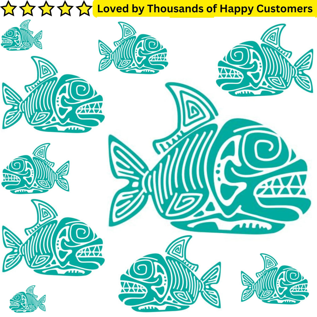 Thigh Tattoo - Blue Fish - TeMaRo™