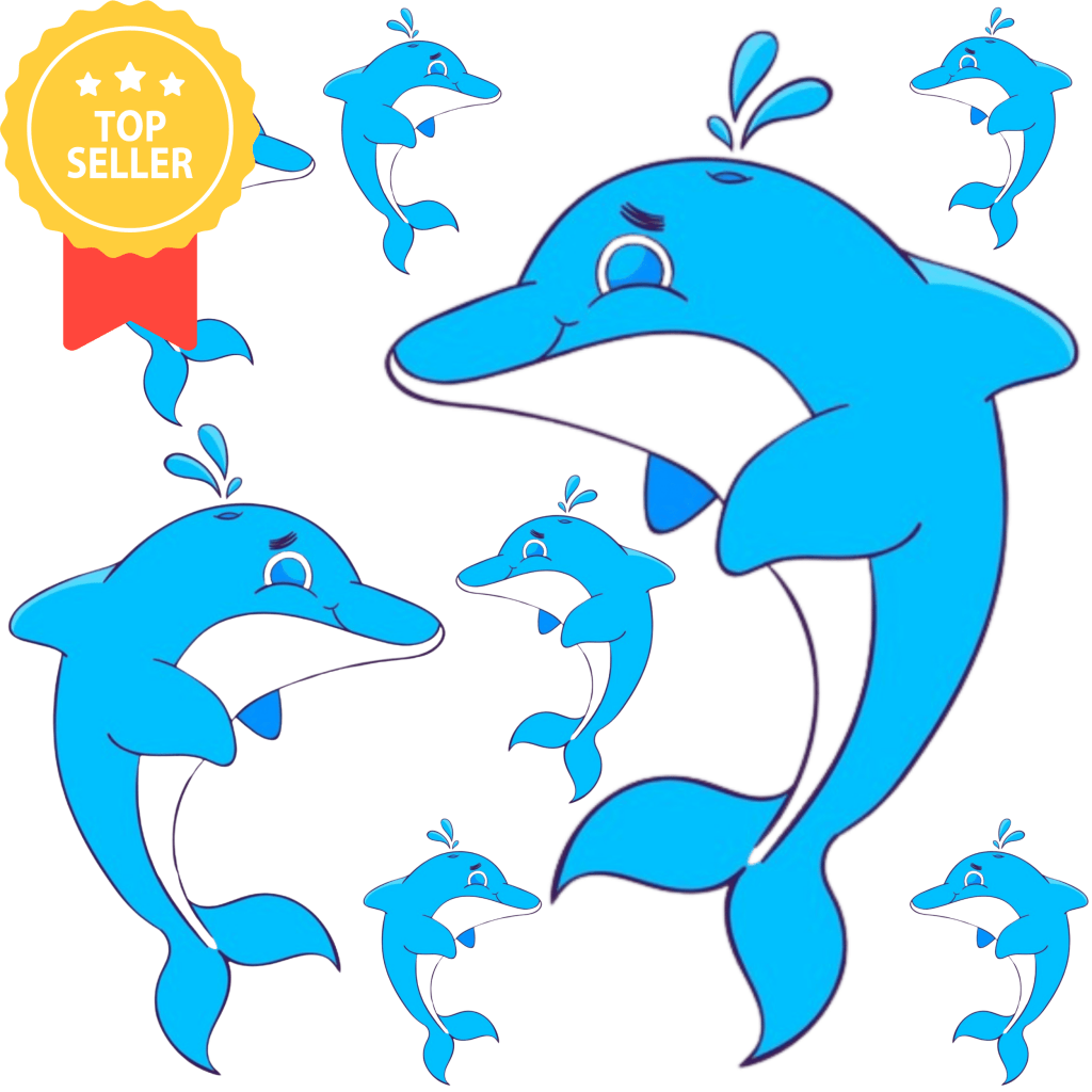 Thigh Tattoos Women - Tribal Dolphin - TeMaRo™