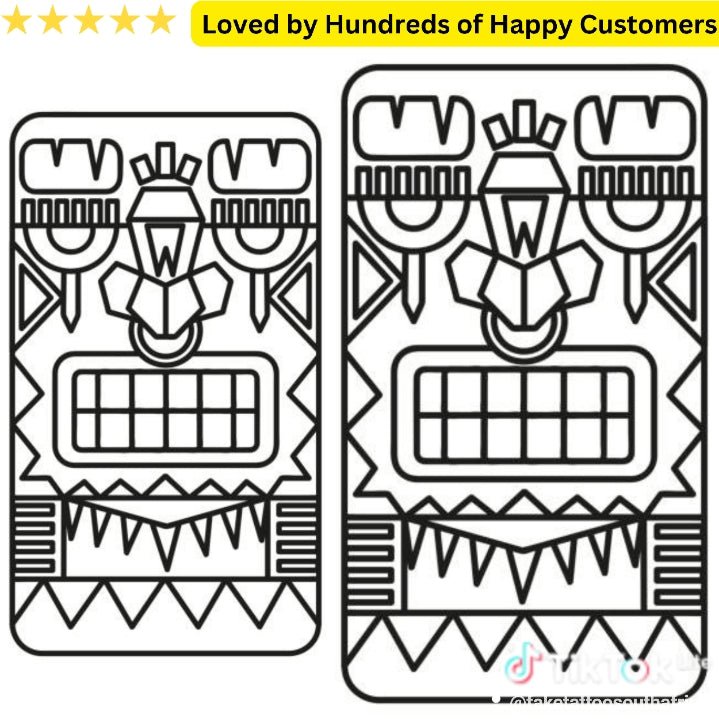 TIKI Temporary Tattoo for Sale - TeMaRo™