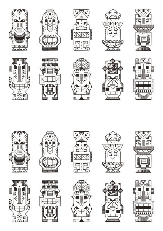 Tribal Tattoo Sheet