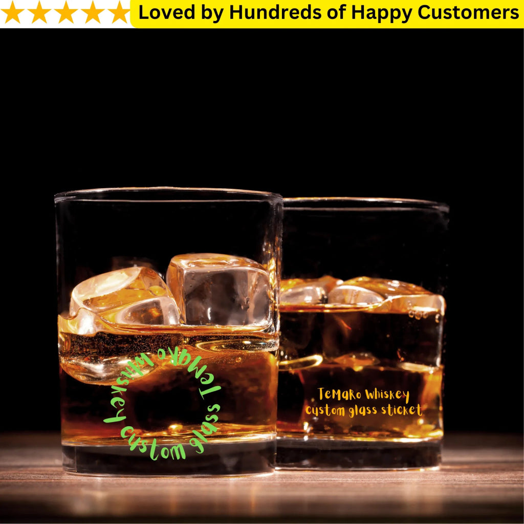 Transform Any Whiskey Glass into a Personalized Masterpiece - TeMaRo™