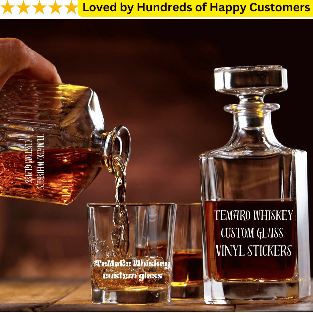 Transform Any Whiskey Glass into a Personalized Masterpiece - TeMaRo™