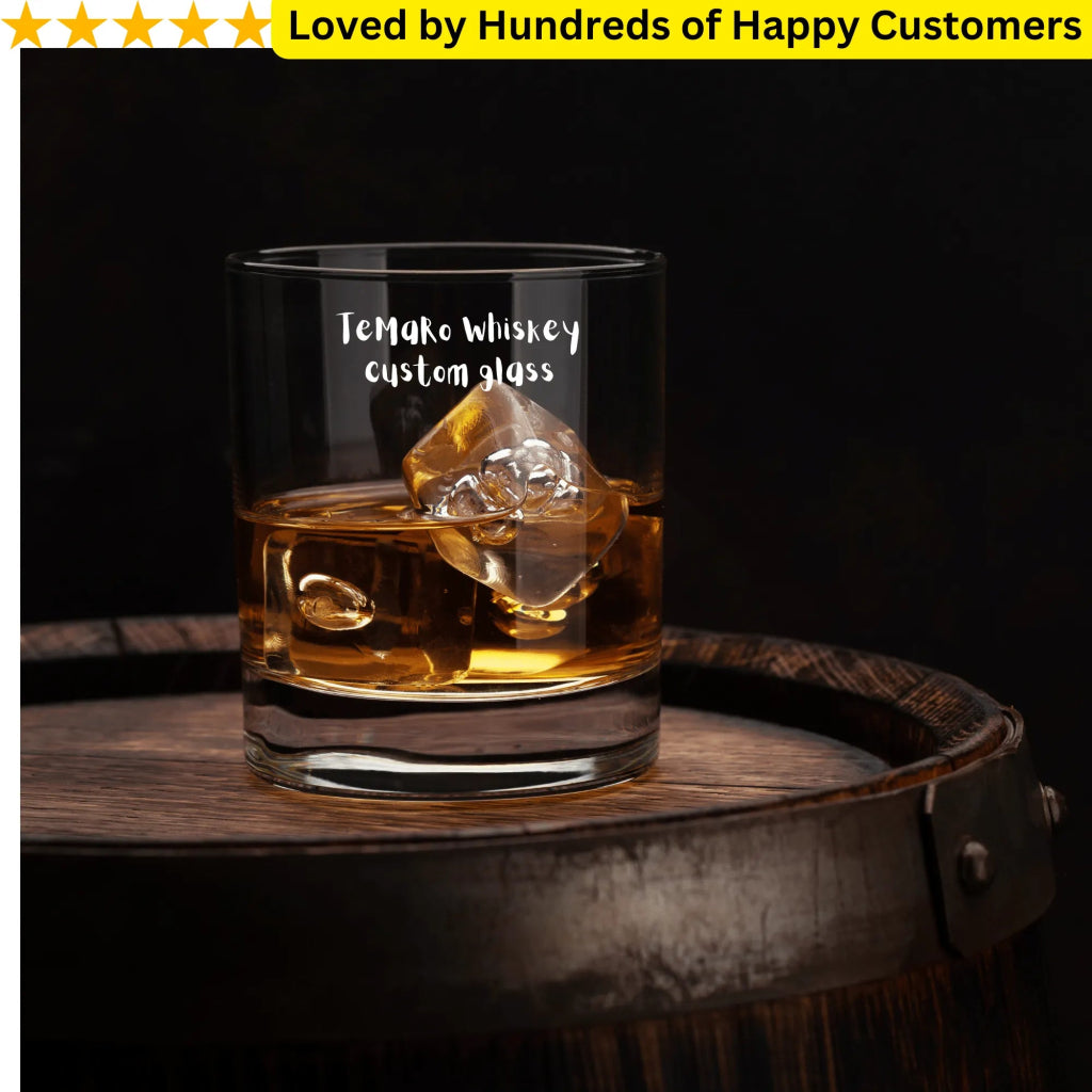 Transform Any Whiskey Glass into a Personalized Masterpiece - TeMaRo™