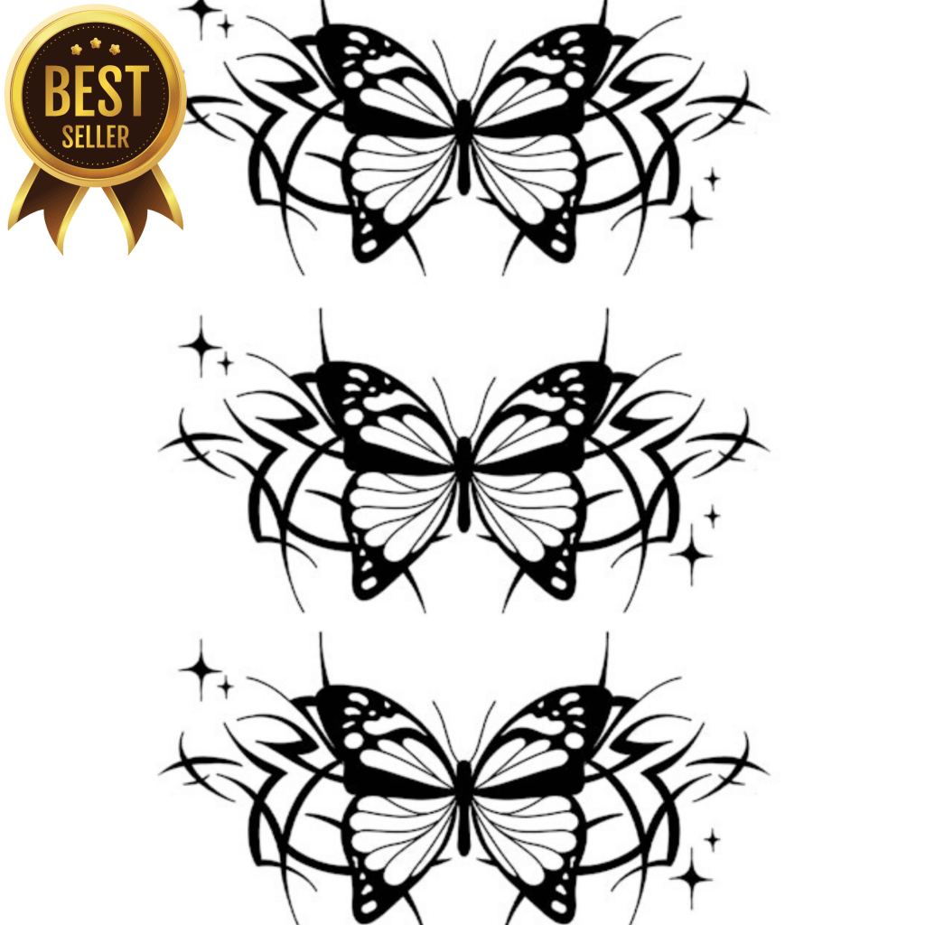Tribal Tattoo Designs for Females - Butterfly - TeMaRo™