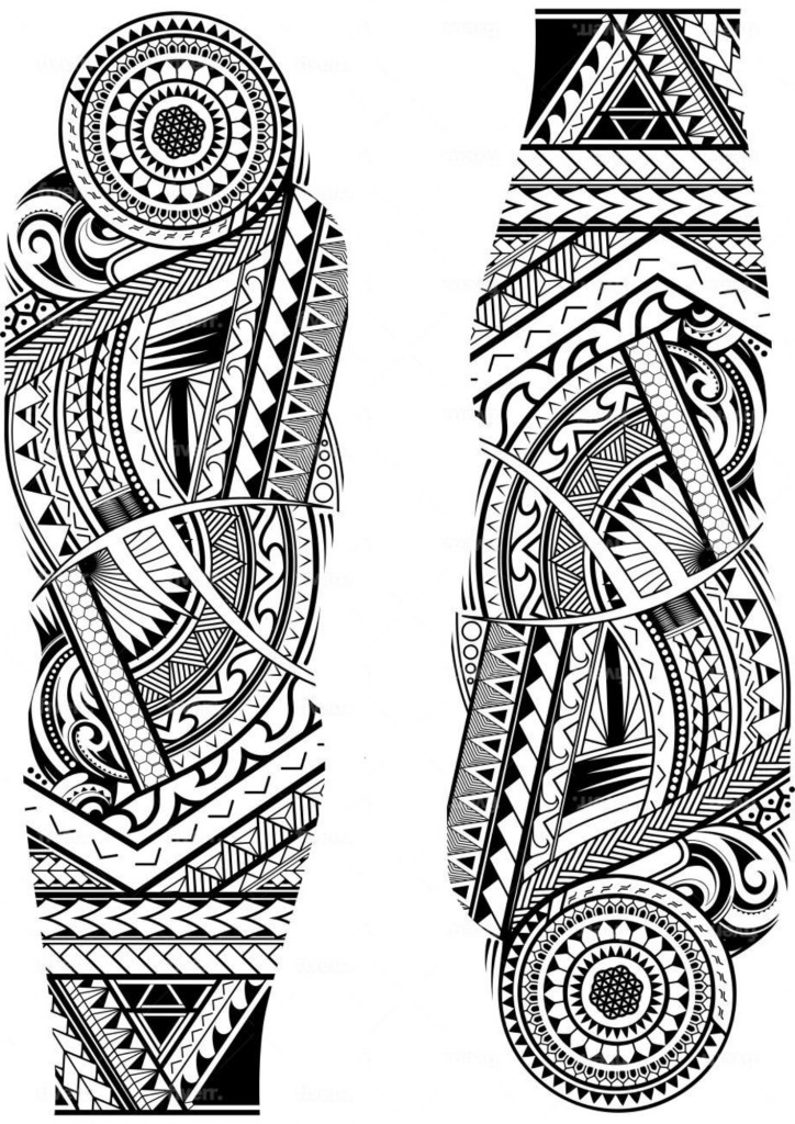 Tribal Tattoo for Legs - TeMaRo™