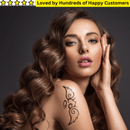 Tribal Tattoo for Women - Chest, Waistline, Collarbone, Underbreast - TeMaRo™
