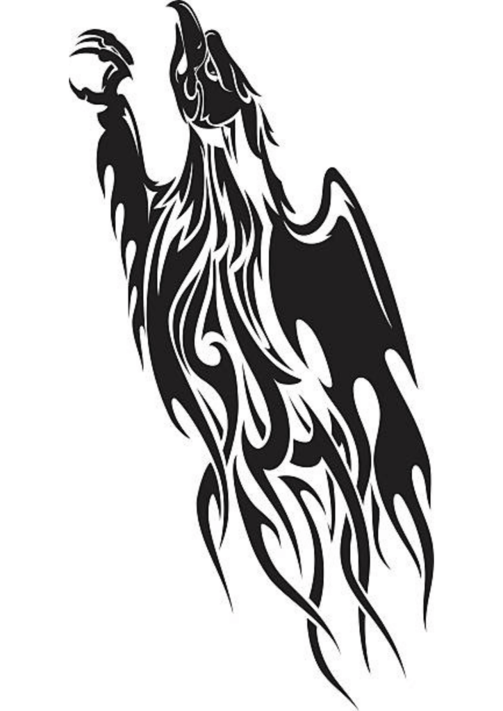 Tribal Tattoo Forearm - Flaming Eagle Western Style - TeMaRo™ 🇿🇦