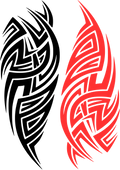 Tribal Tattoo Red - TeMaRo™