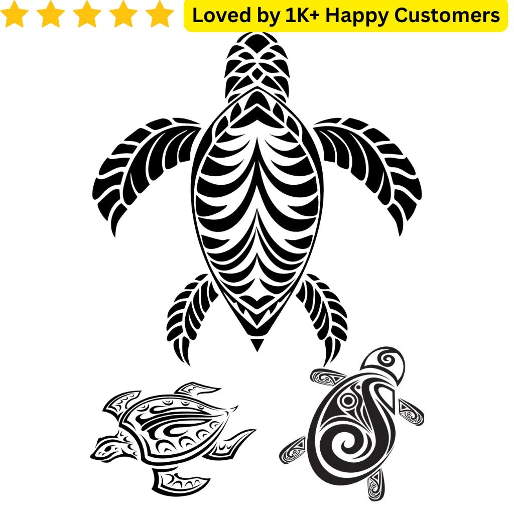 Tribal Tattoo Turtle - TeMaRo™