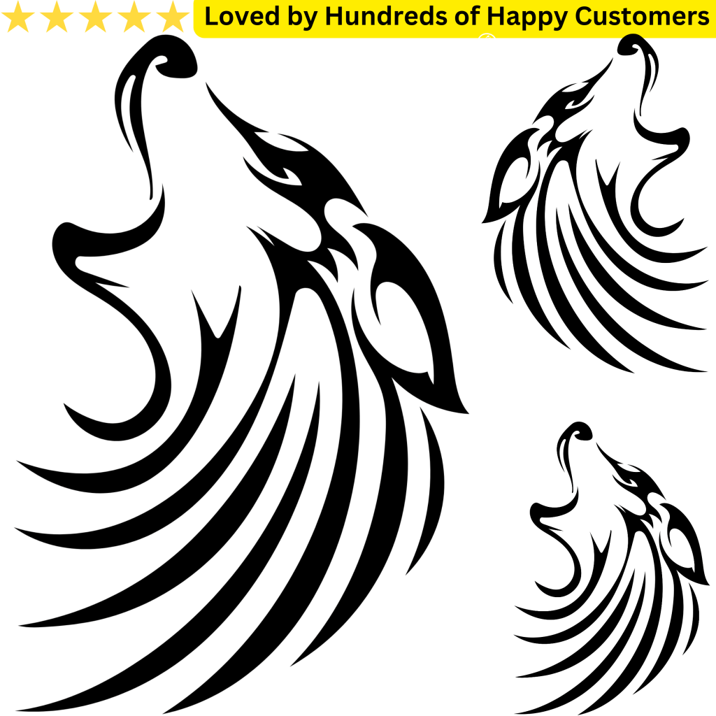 Tribal Tattoo Wolf - TeMaRo™ 🇿🇦