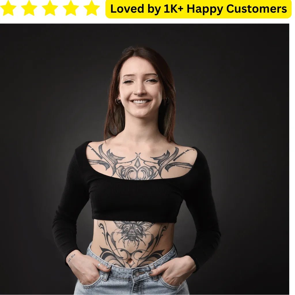 Under Breast Tattoo – Custom Artwork You Can Wear - TeMaRo™ 🇿🇦