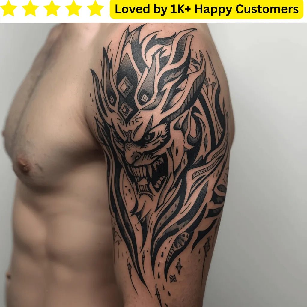 Tattoo Design For Men Half Sleeve | Custom Temporary Tattoos - TeMaRo™ 🇿🇦