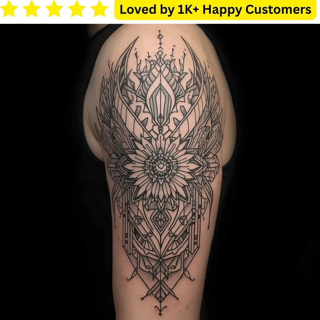 Tattoo Design For Men Half Sleeve | Custom Temporary Tattoos - TeMaRo™ 🇿🇦