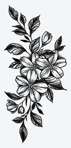 Underboob Flower Tattoo - TeMaRo™