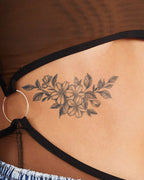 Underboob Flower Tattoo - TeMaRo™
