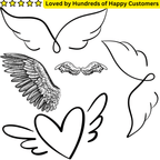 Unisex Wing Tattoo Ideas - TeMaRo™