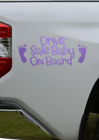 Vehicle Decal - Safe Baby On Board - (24.49X11.43cm) - TeMaRo™