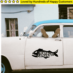 Vinyl Printing - Fisherman Decal (30x25cm) - TeMaRo™