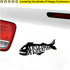 Vinyl Printing - Fisherman Decal (30x25cm) - TeMaRo™