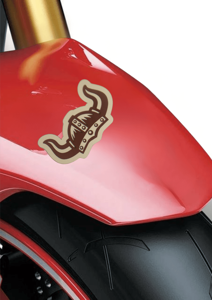 Vinyl Printing Near Me - Bike (10cm X 11.8cm) - TeMaRo™