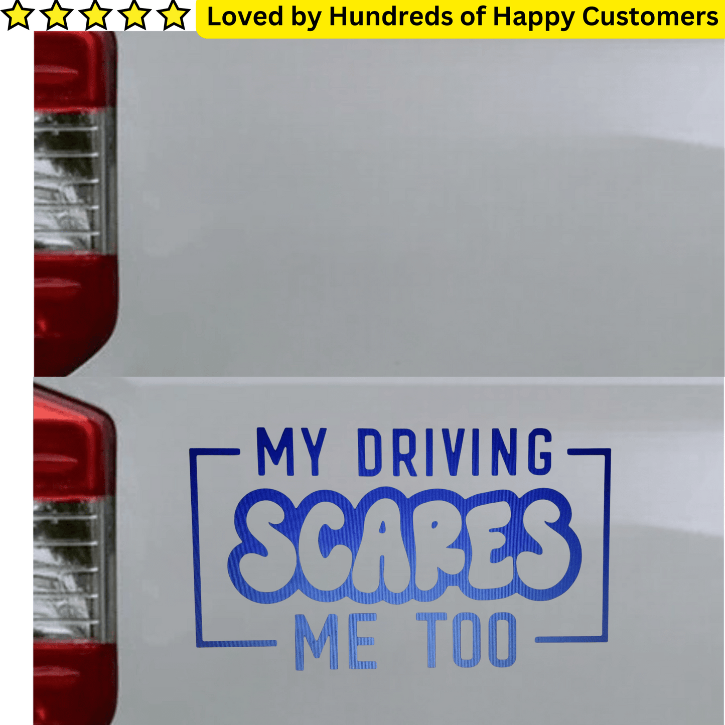 Car Stickers Inc - My Driving Scares Me Too