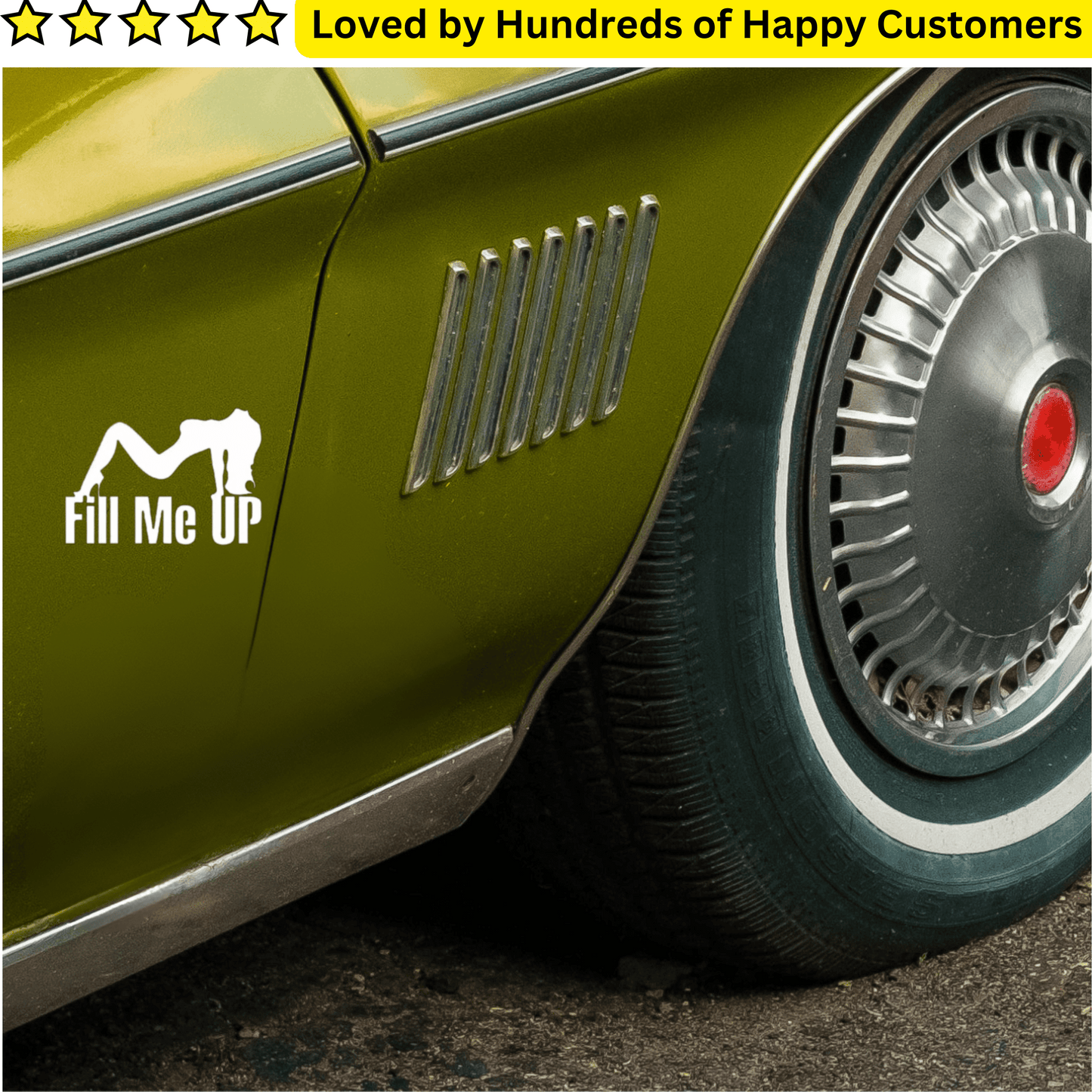 Car Sticker - Fill Me Up Decal