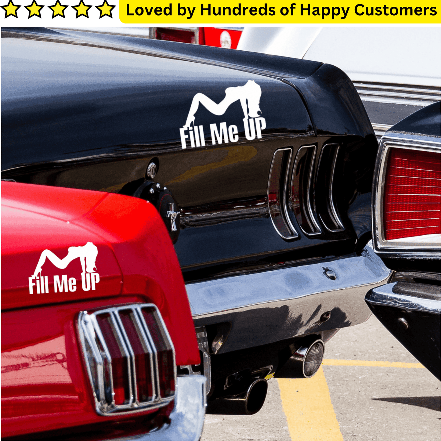 Car Sticker - Fill Me Up Decal