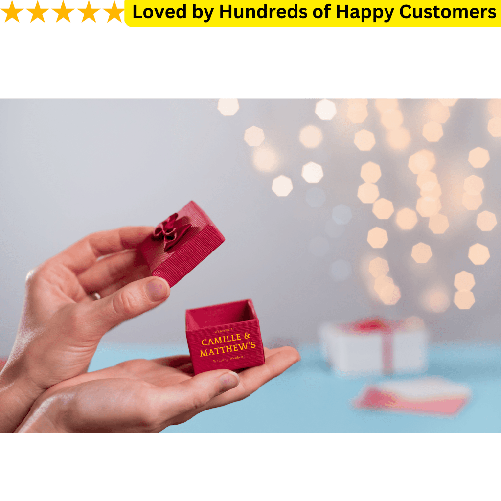 Vinyl Stickers for Bridesmaid Boxes - Add the Final Touch to Your Gift Boxes - TeMaRo™