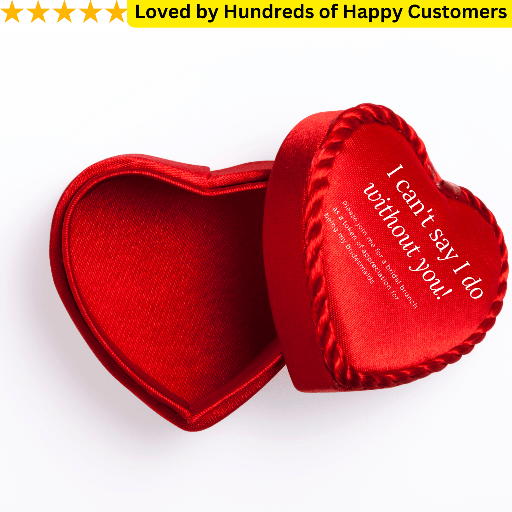 Vinyl Stickers for Bridesmaid Boxes - Add the Final Touch to Your Gift Boxes - TeMaRo™