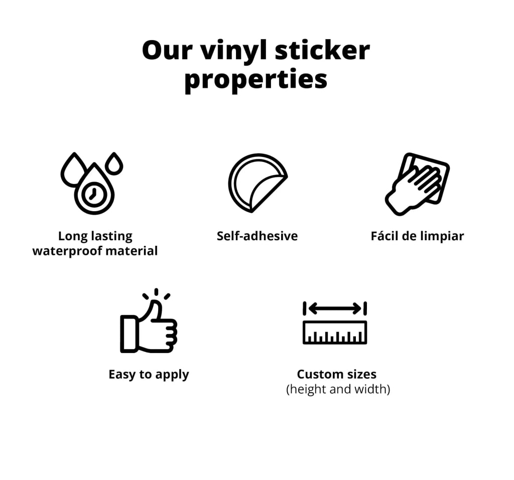 Vinyl Stickers Port Elizabeth (30x30cm) - TeMaRo™