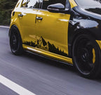 Vinyl Stickers Sheets - Mountain (30x90cm) - TeMaRo™