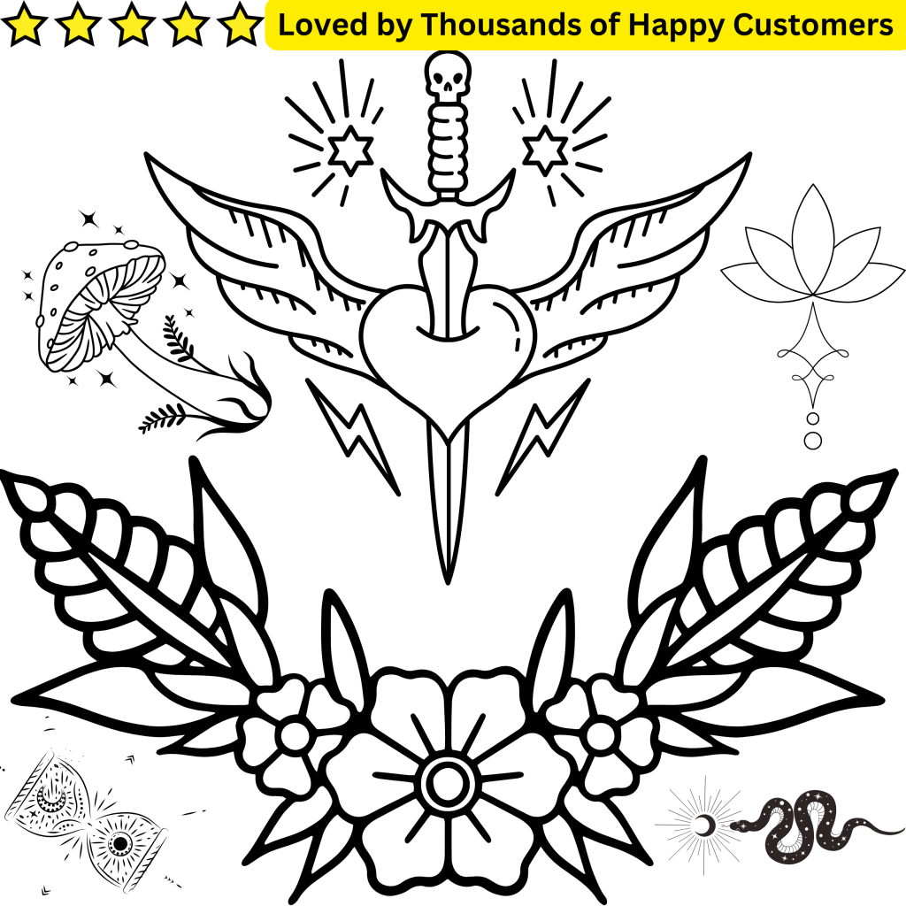 Waistline Tattoo Temporary Stickers - TeMaRo™