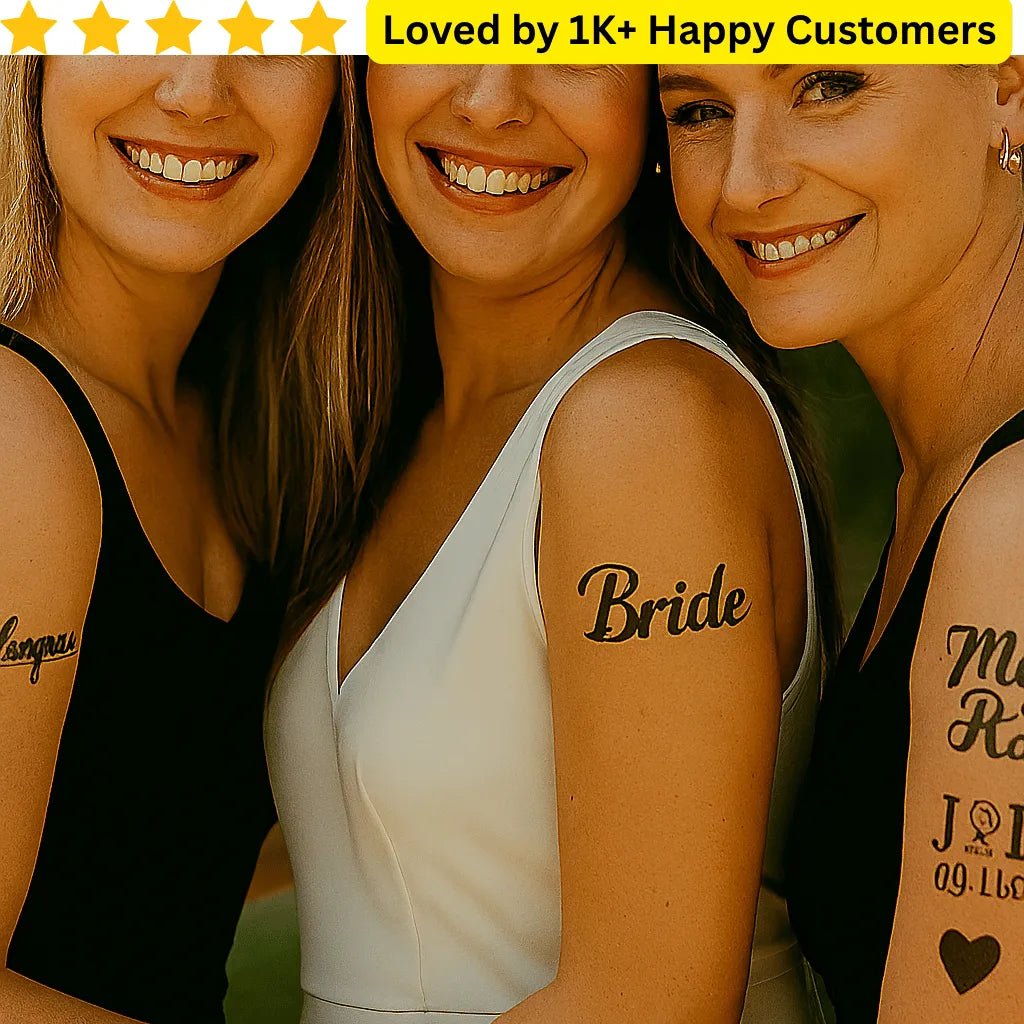 Wedding Tattoo Sheet – Print Custom Designs in SA - TeMaRo™