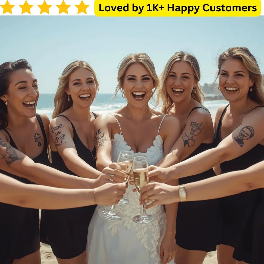 Wedding Tattoos Temporary South Africa – Custom & Skin-Safe 💍 - TeMaRo™ 🇿🇦
